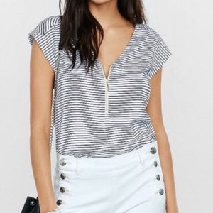 ➕$5 Add-On: Express cap-sleeve blouse with zipper